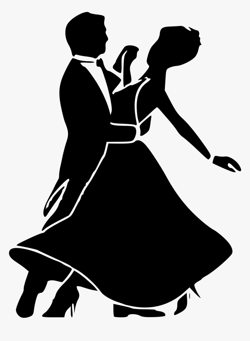Ballroom Dancing Silhouette Png, Transparent Png, Free Download