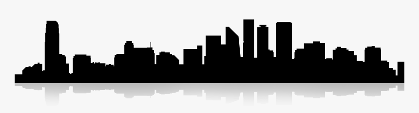 City Skyline Silhouette - City Skyline Silhouette Transparent, HD Png Download, Free Download