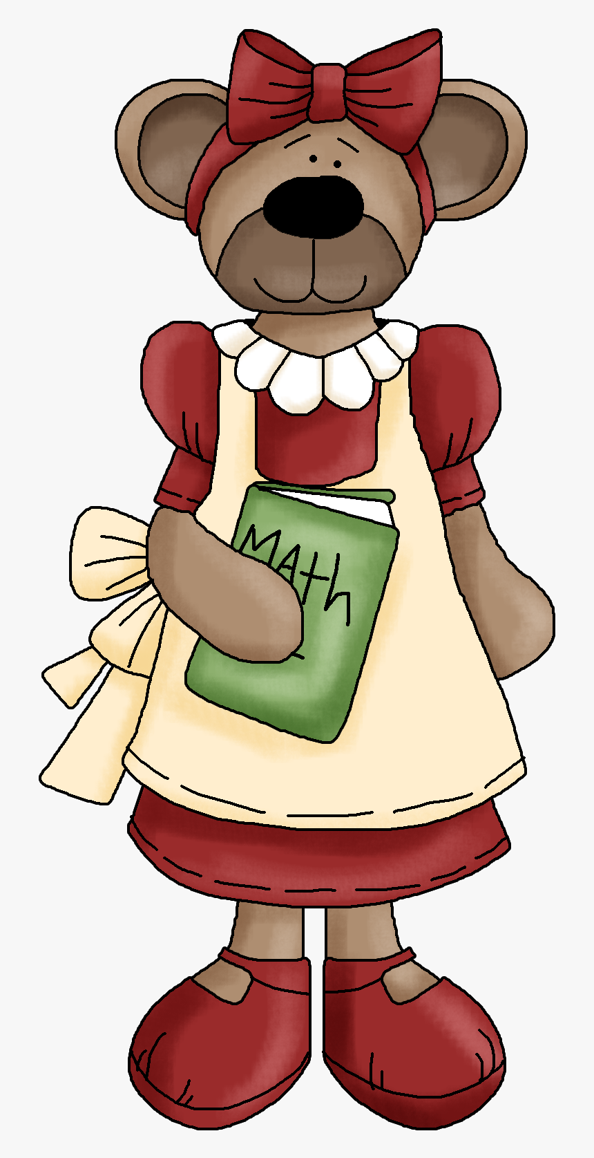 School Pinterest Bears Teddy - Cartoon Mama Bear Clip Art, HD Png Download, Free Download