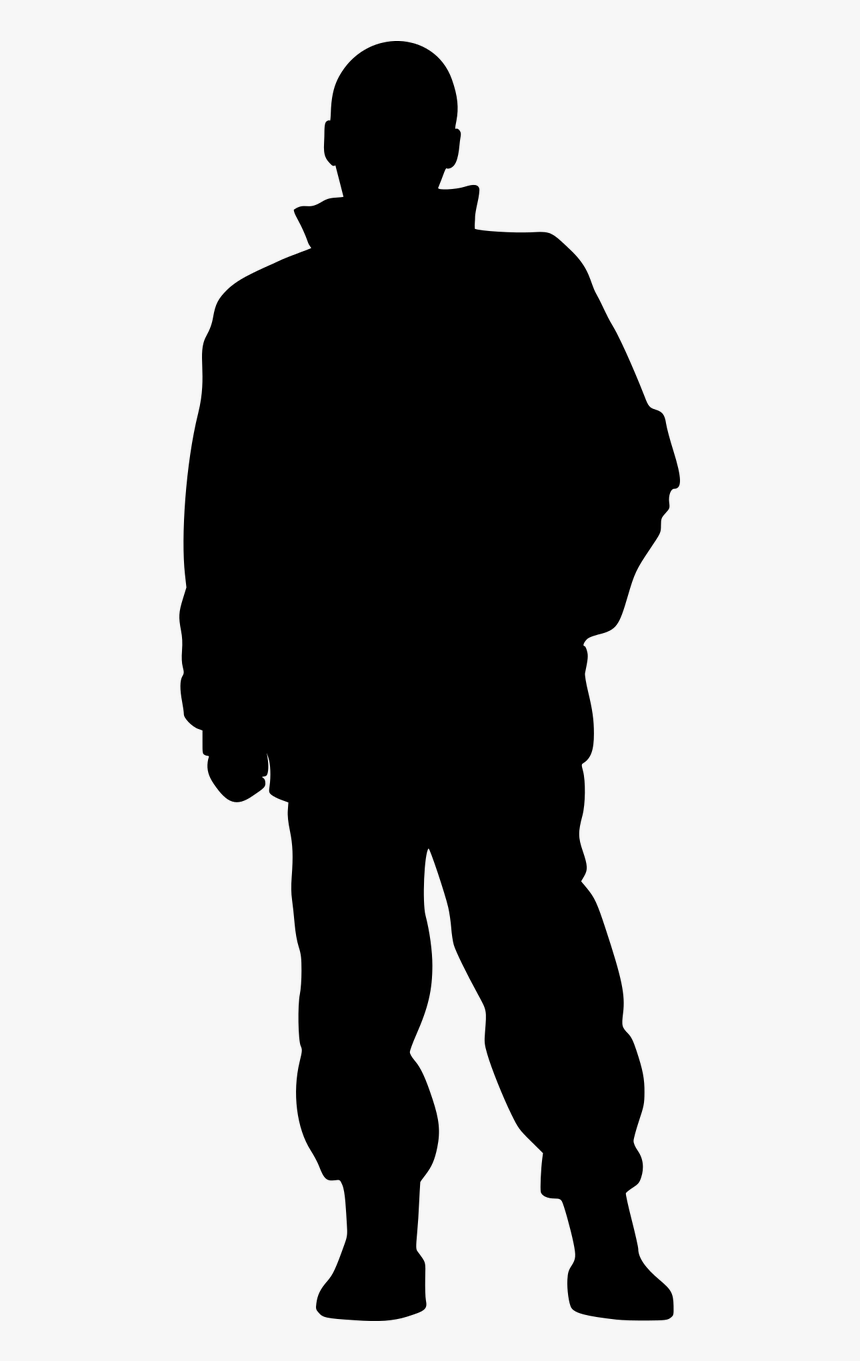 Silhouette Black Boy Png, Transparent Png, Free Download