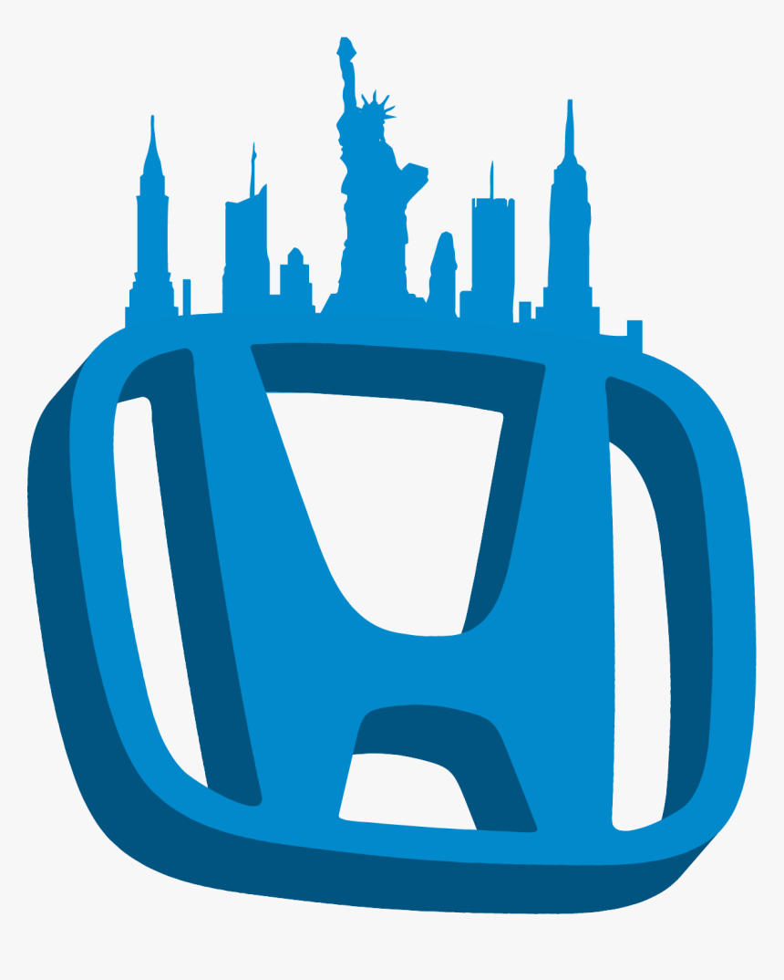 Logo For Honda"s Nyc Experience - New York Skyline Dxf, HD Png Download, Free Download