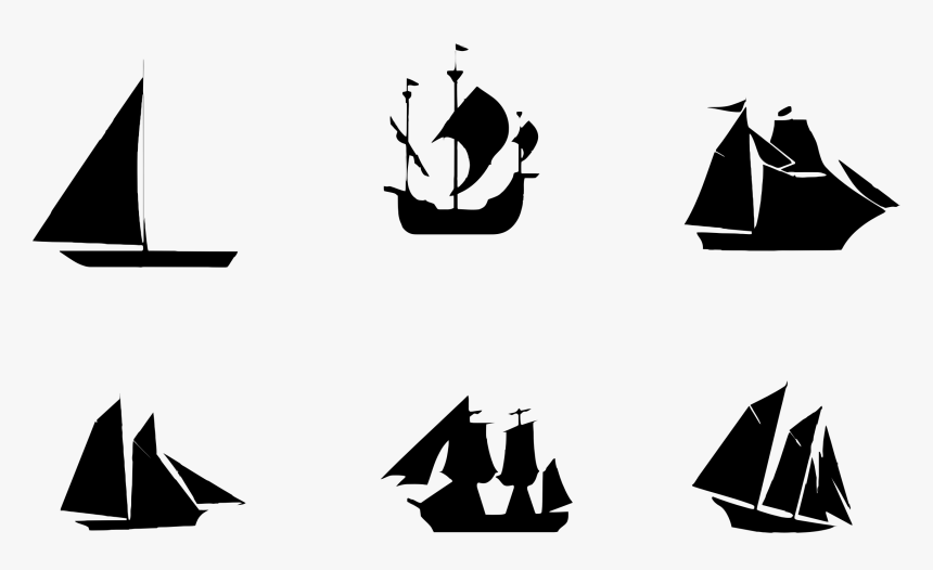 Ships Silhouettes Clip Arts - Ship Silhouette, HD Png Download, Free Download