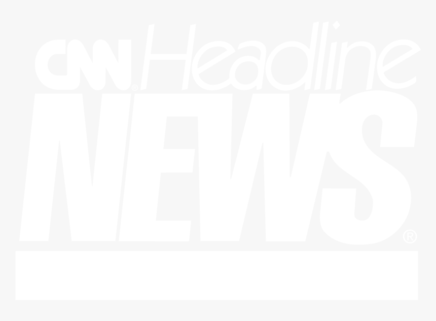 Cnn Headline News Logo Black And White - Johns Hopkins White Logo, HD Png Download, Free Download