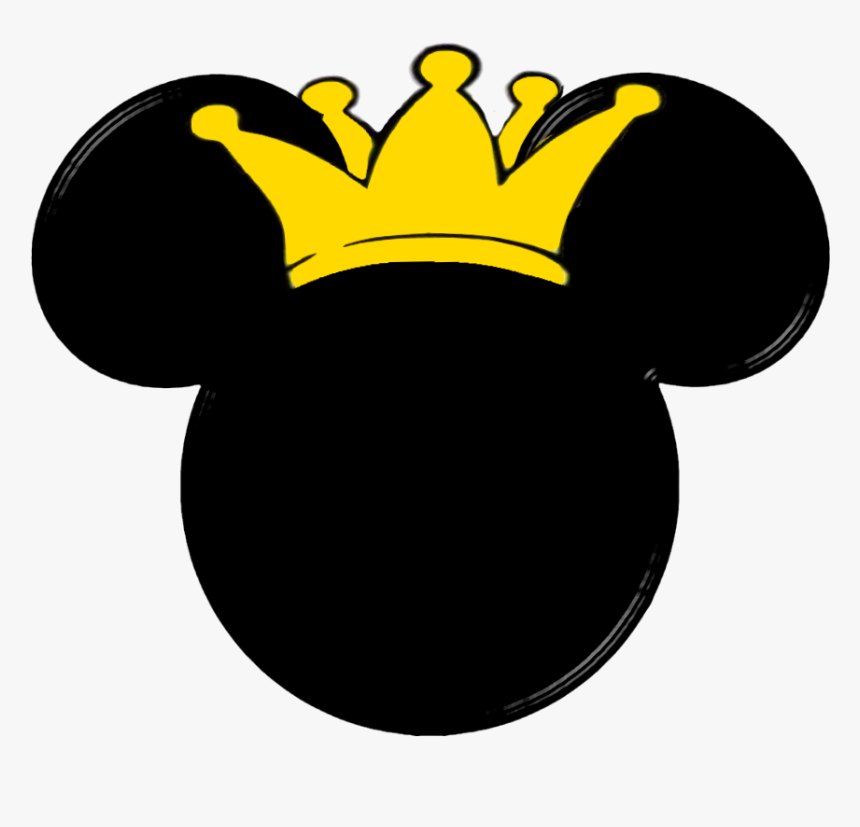 Mickey Mouse Minnie Silhouette Clip Art Printable - Cabeza De Mickey Rey, HD Png Download, Free Download