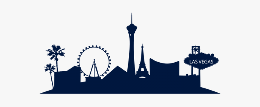 Las Vegas Clipart Png - Las Vegas Skyline Png, Transparent Png, Free Download