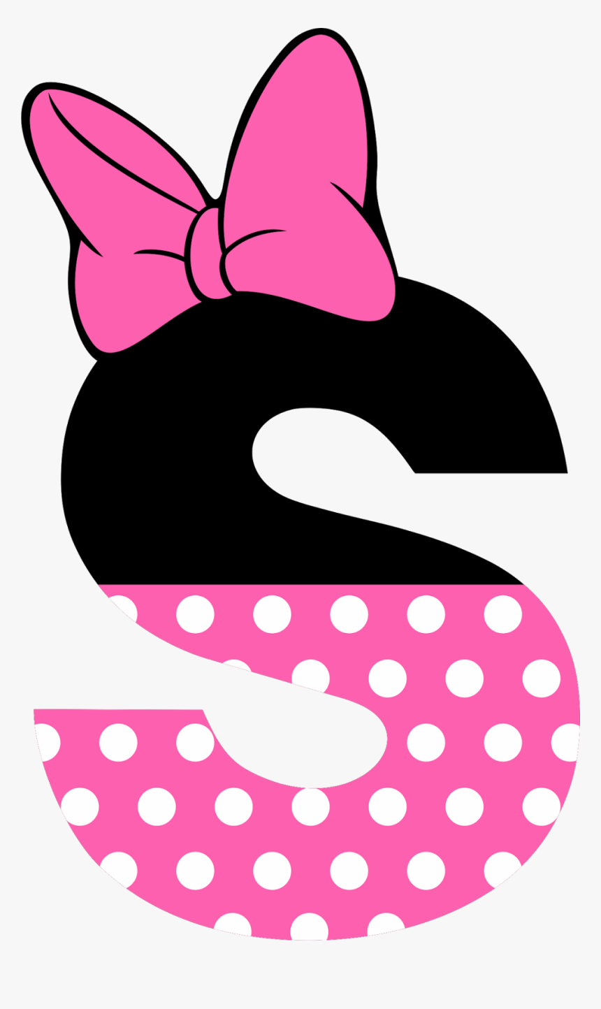 Minnie Png, Mickey Minnie Mouse, Mickey Mouse Parties, - Minnie Mouse Letter S, Transparent Png, Free Download