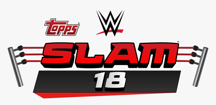 Logo - Wwe Topps Slam Logo, HD Png Download, Free Download