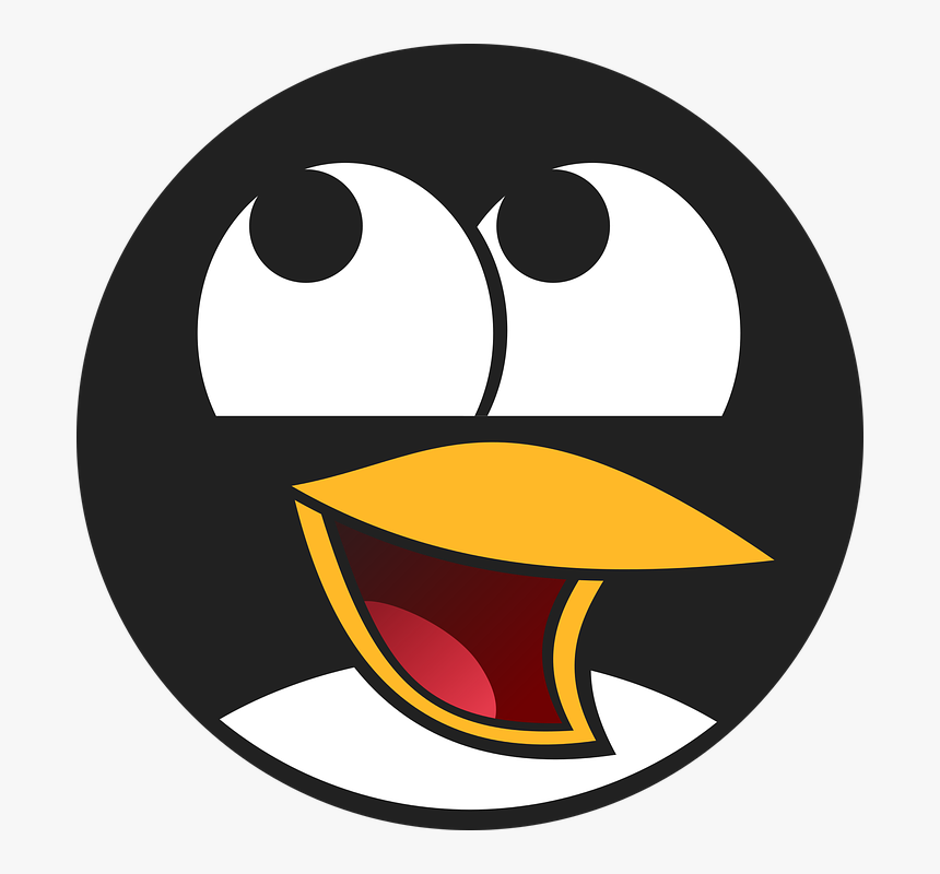 Avatar, Beak, Black, Cute, Emotion, Face, Flat, Grey - Penguin Face Png, Transparent Png, Free Download