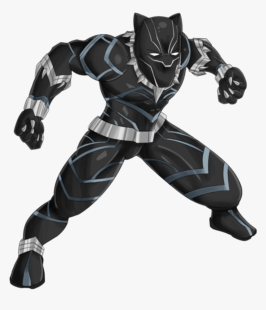 Black Panther Image Film Desktop Wallpaper - Black Panther Marvel Animated, HD Png Download, Free Download