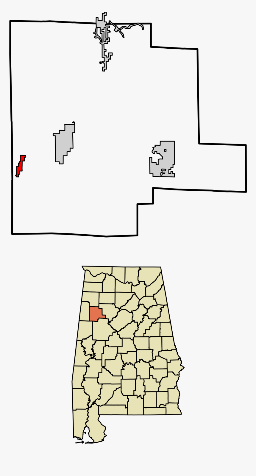 Alabama Territory Map 1823 Decatur County Alabama, HD Png Download, Free Download