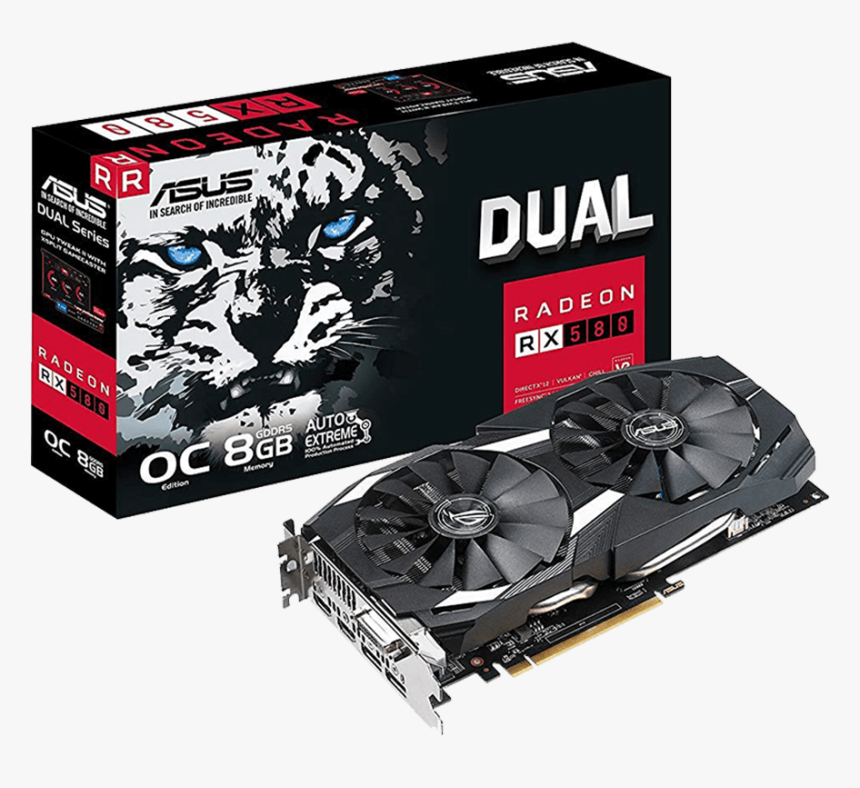 Asus Rx 580 8gb, HD Png Download, Free Download