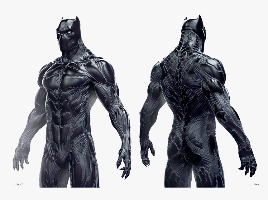 Black Panther Png Transparent Image - Black Panther Suit Design, Png Download, Free Download