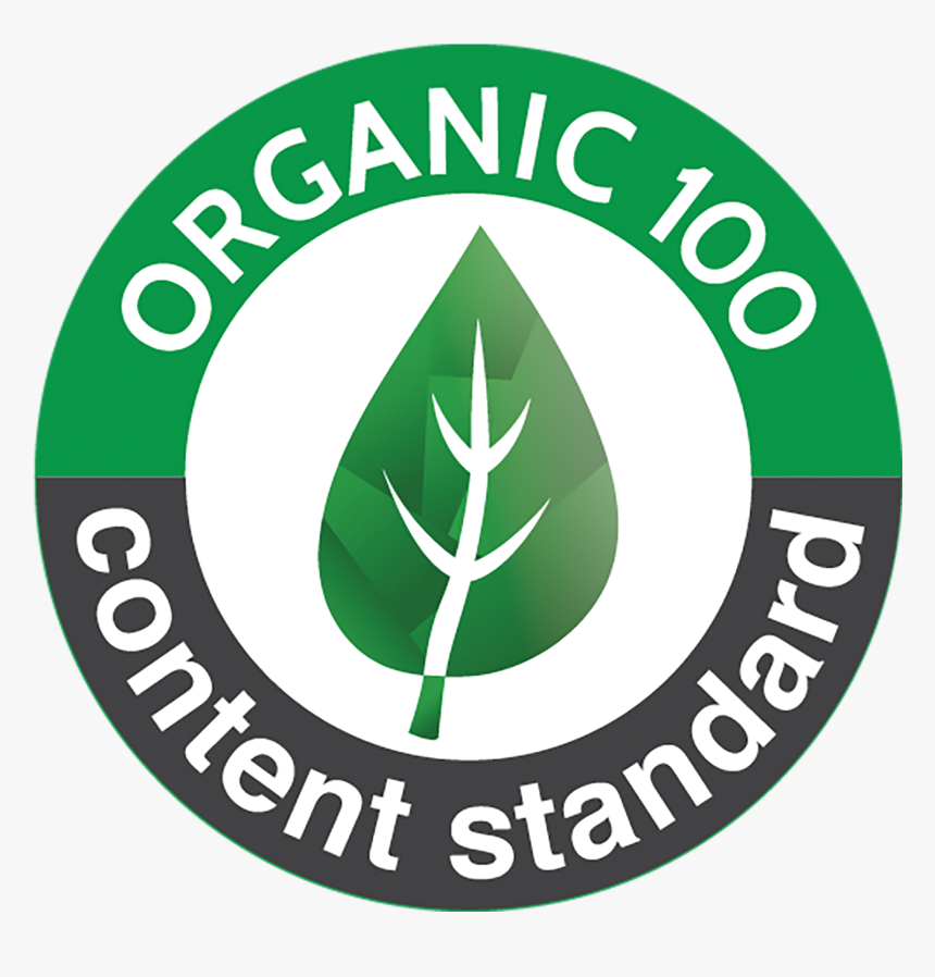 Organic 100 Content Standard Logo, HD Png Download, Free Download