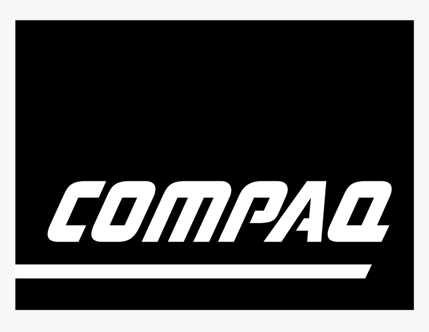 Compaq Logo White, HD Png Download, Free Download