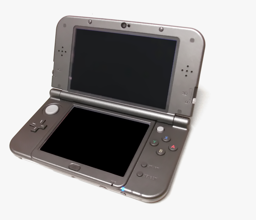 New 3ds Xl Black Transparent Fixed - Nintendo 3ds Transparent Background, HD Png Download, Free Download