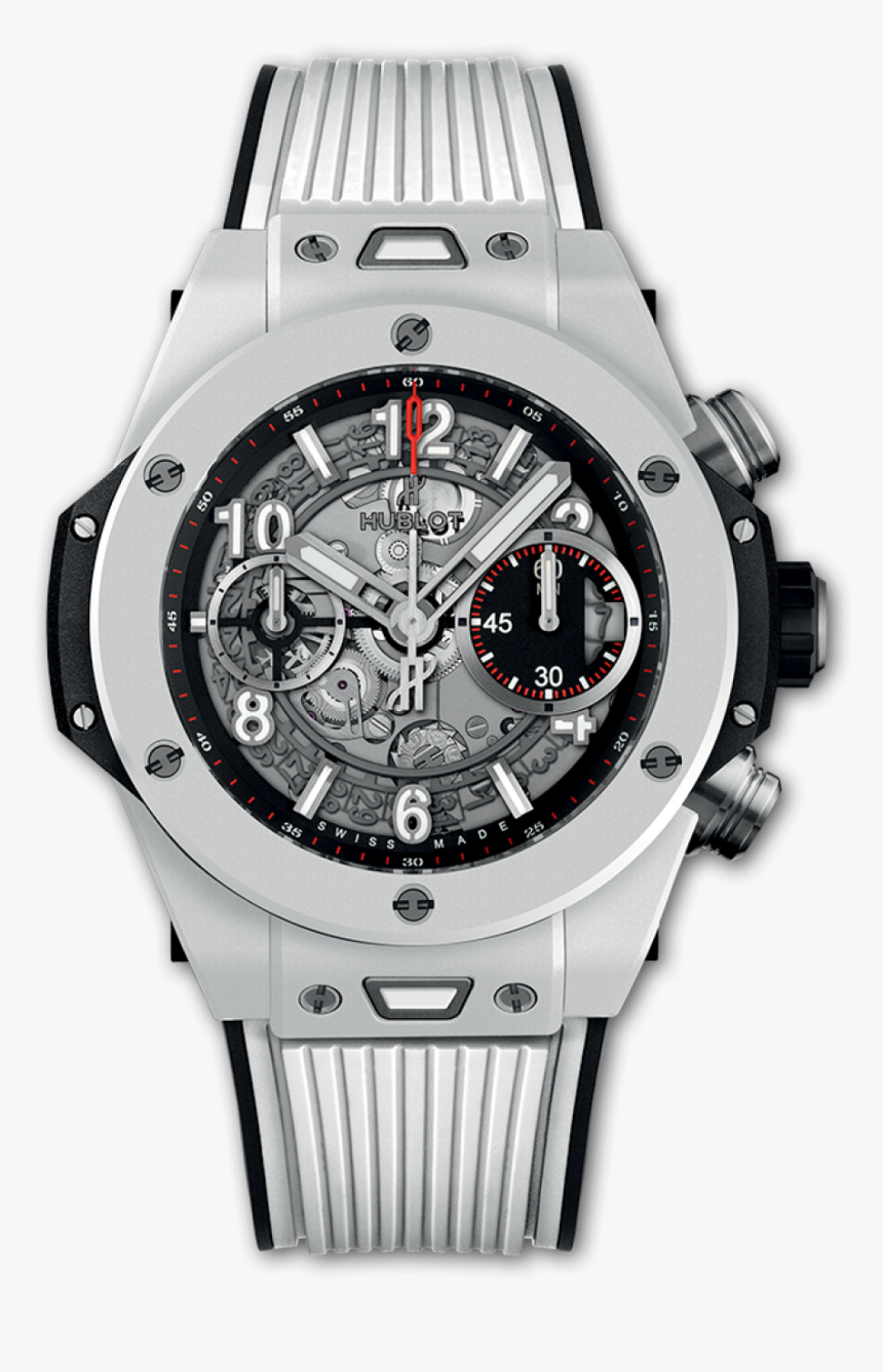 Hublot Unico White Ceramic - Hublot Big Bang Unico Titanium 42mm, HD Png Download, Free Download