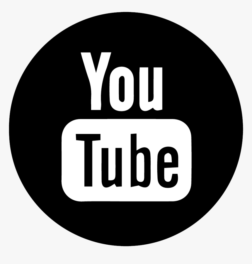 Black And White Yt Logo, HD Png Download, Free Download