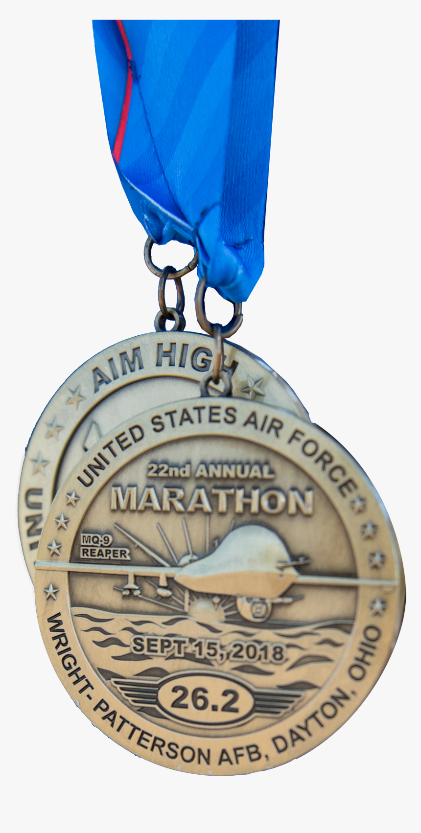 Air Force Marathon Medal, HD Png Download, Free Download