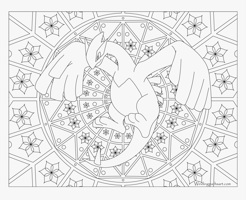 Pokemon Adult Coloring Pages , Png Download - Adult Coloring Pages Pokemon, Transparent Png, Free Download