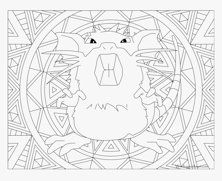 Transparent Raticate Png - Mandala Pokemon Gengar, Png Download, Free Download