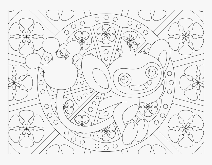 Aipom Pokemon Coloring Pinterest Pokémon Pokemon Png - Pokemon Adult Coloring Pages, Transparent Png, Free Download