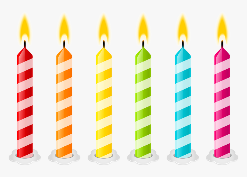 Transparent Birthday Clip Art - Birthday Candles Clip Art, HD Png Download, Free Download