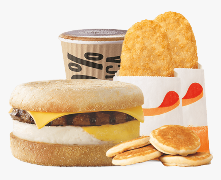 Sausage & Egg Super Stunner - Hungry Jacks Breakfast Stunner Meal, HD Png Download, Free Download