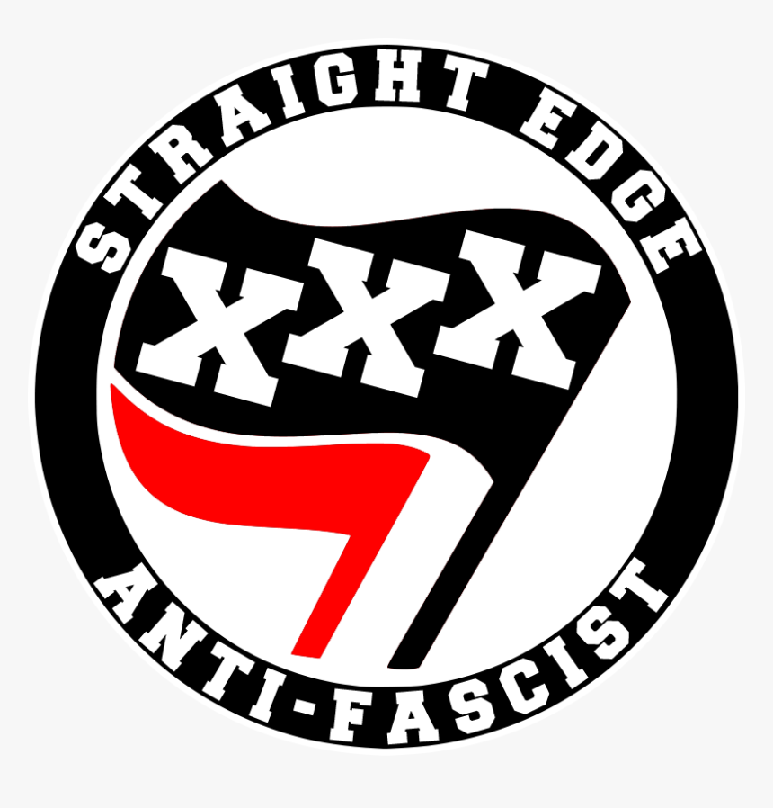 163102 - Straight Edge Anti Fascist, HD Png Download, Free Download