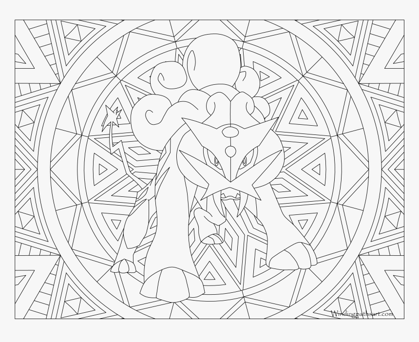 #243 Raikou Pokemon Coloring Page - Pokemon Adult Coloring Sheets, HD Png Download, Free Download