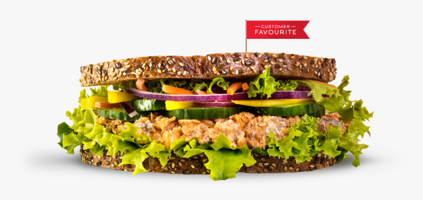 Salmon Salad - Fast Food, HD Png Download, Free Download