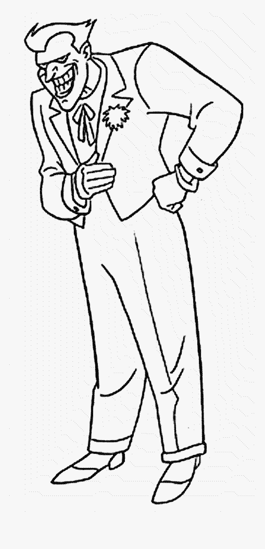Joker Animated Series Colouring Pages, HD Png Download, Free Download