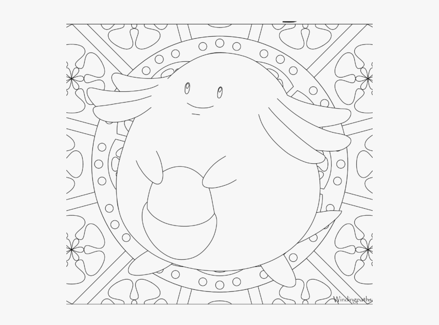 Adult Pokemon Coloring Page Chansey Colouring Pages For Adults