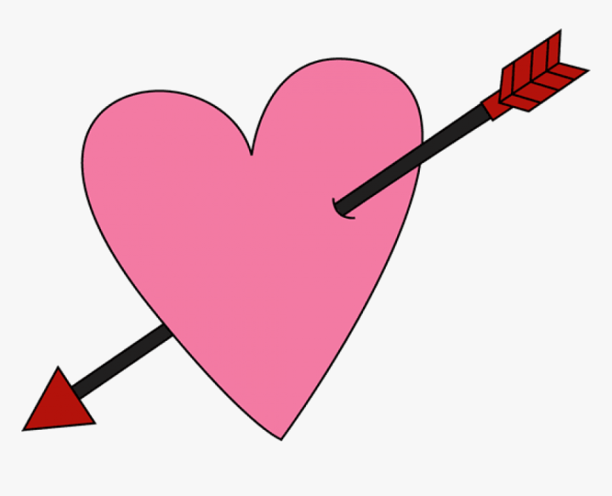 Vector Free Stock Arrows With Hearts Clipart - Clip Art, HD Png Download, Free Download