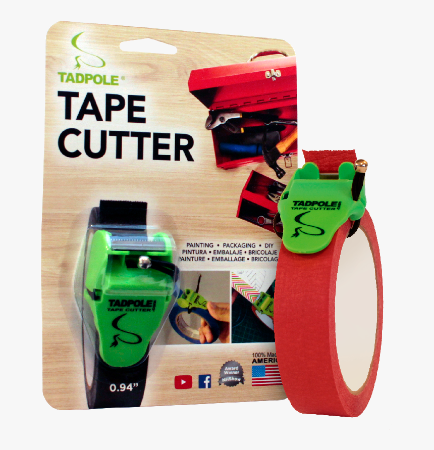 1 Inch Tadpole - Straight Edge Tape Cutter, HD Png Download, Free Download