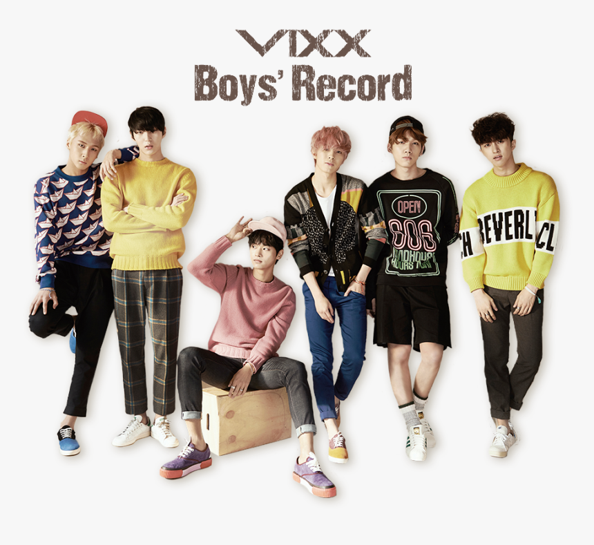 Vixx Boys" Record - Vixx Boys Record, HD Png Download, Free Download