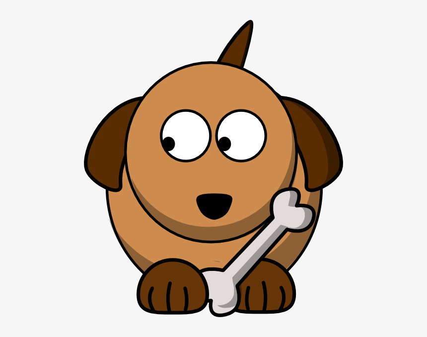 Png Dog Sleeping - Cartoon Dog And Bone, Transparent Png, Free Download