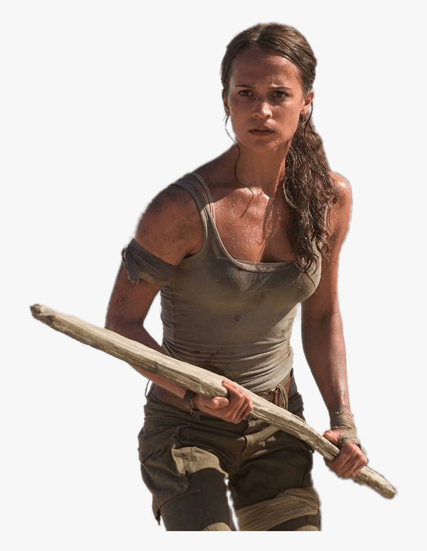 Transparent Lara Croft Png - Alicia Vikander Tomb Raider, Png Download, Free Download