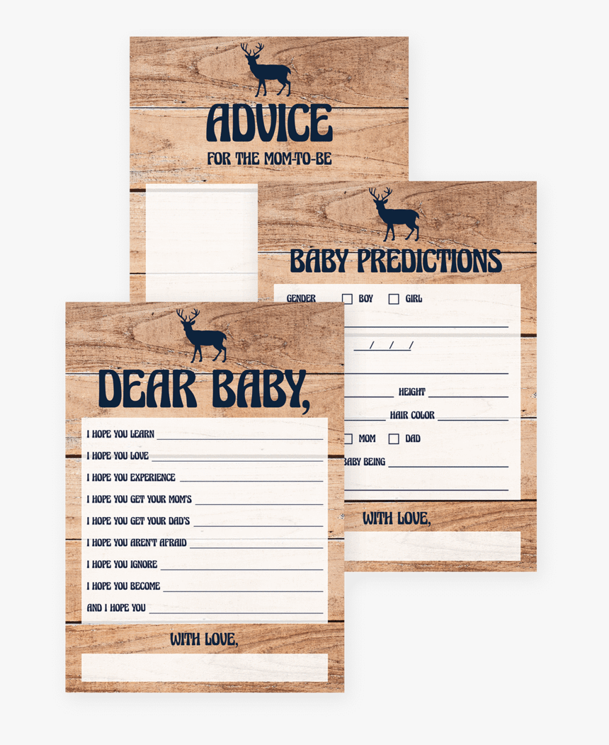 Transparent Baby Shower Banner Clipart - Deer Baby Shower Printable Games, HD Png Download, Free Download