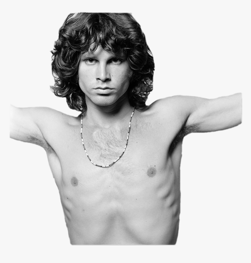 Jim Morrison Wearing Necklace - Jim Morrison, HD Png Download, Free Download