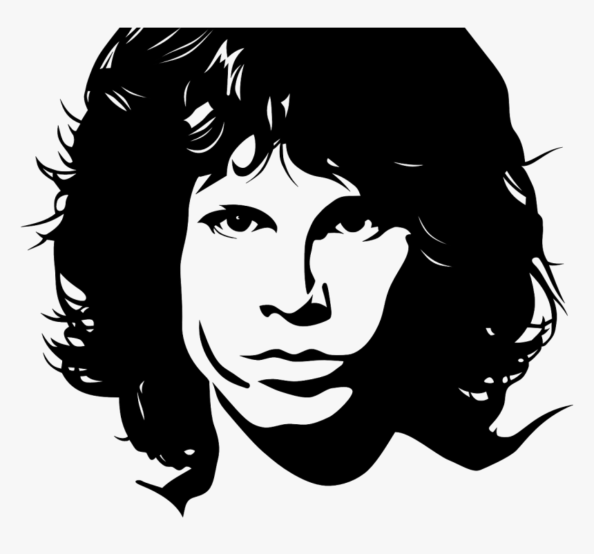 Jim Morrison, Portrait, Man, Face, Famous, Head - Jim Morrison Png, Transparent Png, Free Download