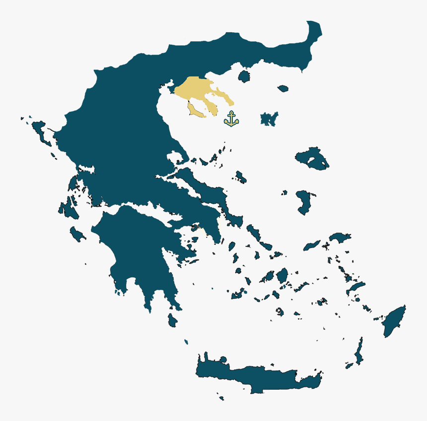 Greece Map Vector Png, Transparent Png, Free Download