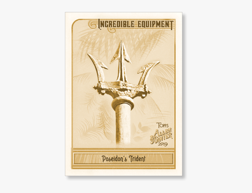 Poseidon"s Trident 2019 Topps Allen & Ginter Oversized - Melee Weapon, HD Png Download, Free Download