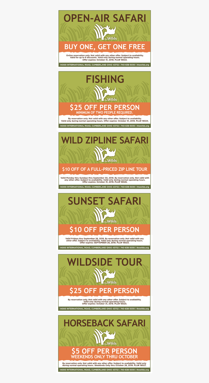 Wild Savings At The Wilds - Flyer, HD Png Download, Free Download