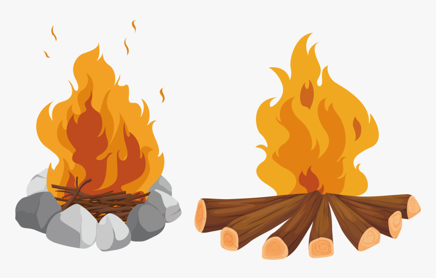 Wood Fire Png - Campfire Png, Transparent Png, Free Download