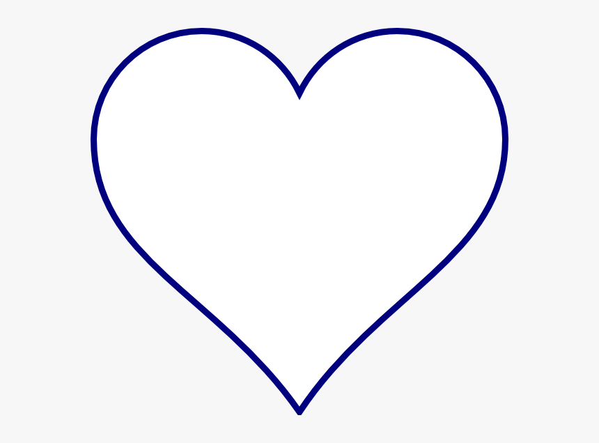 Blue Heart Svg Clip Arts - Heart With Invisible Background, HD Png Download, Free Download
