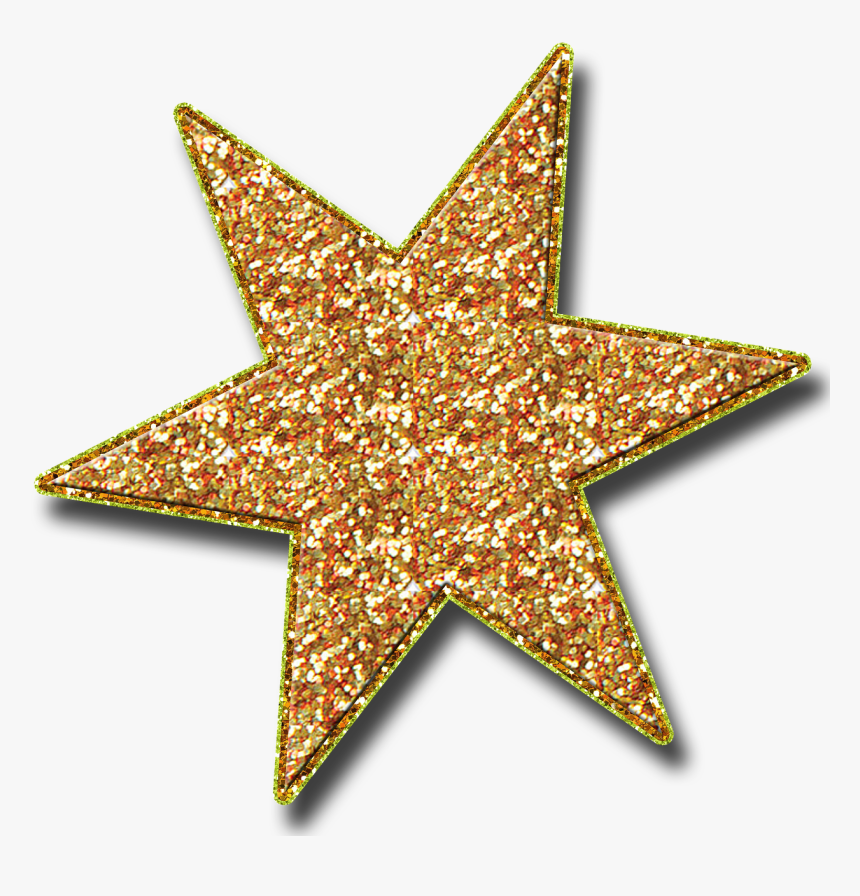 Star Estrela Glitter Png, Transparent Png, Free Download