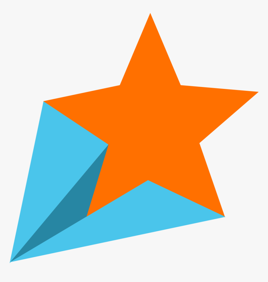 Blue And Orange Star, HD Png Download, Free Download