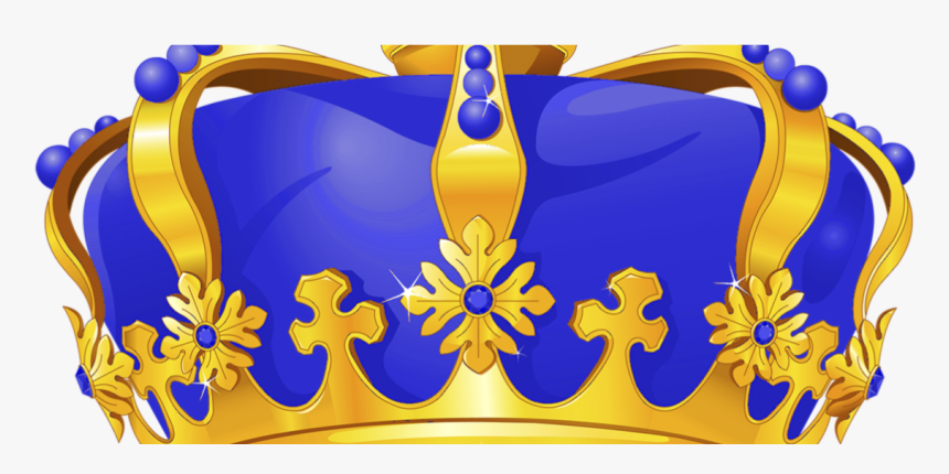 Transparent Leaf Crown Png - Royal Blue And Gold Crown Png, Png Download, Free Download