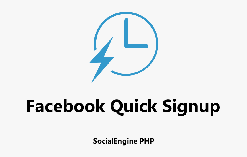 Quick Signup Facebook - Facebook, HD Png Download, Free Download