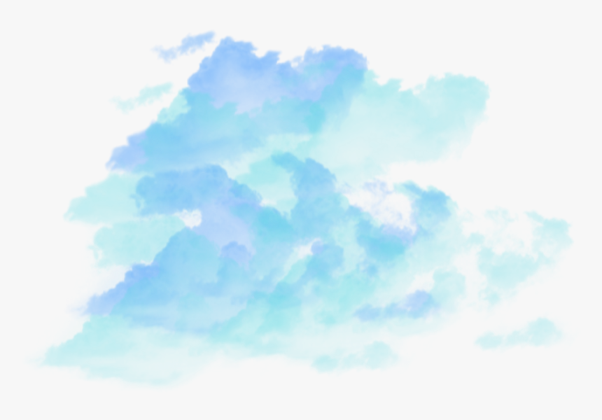 Pink Clouds Png - Transparent Watercolor Sky Png, Png Download, Free Download